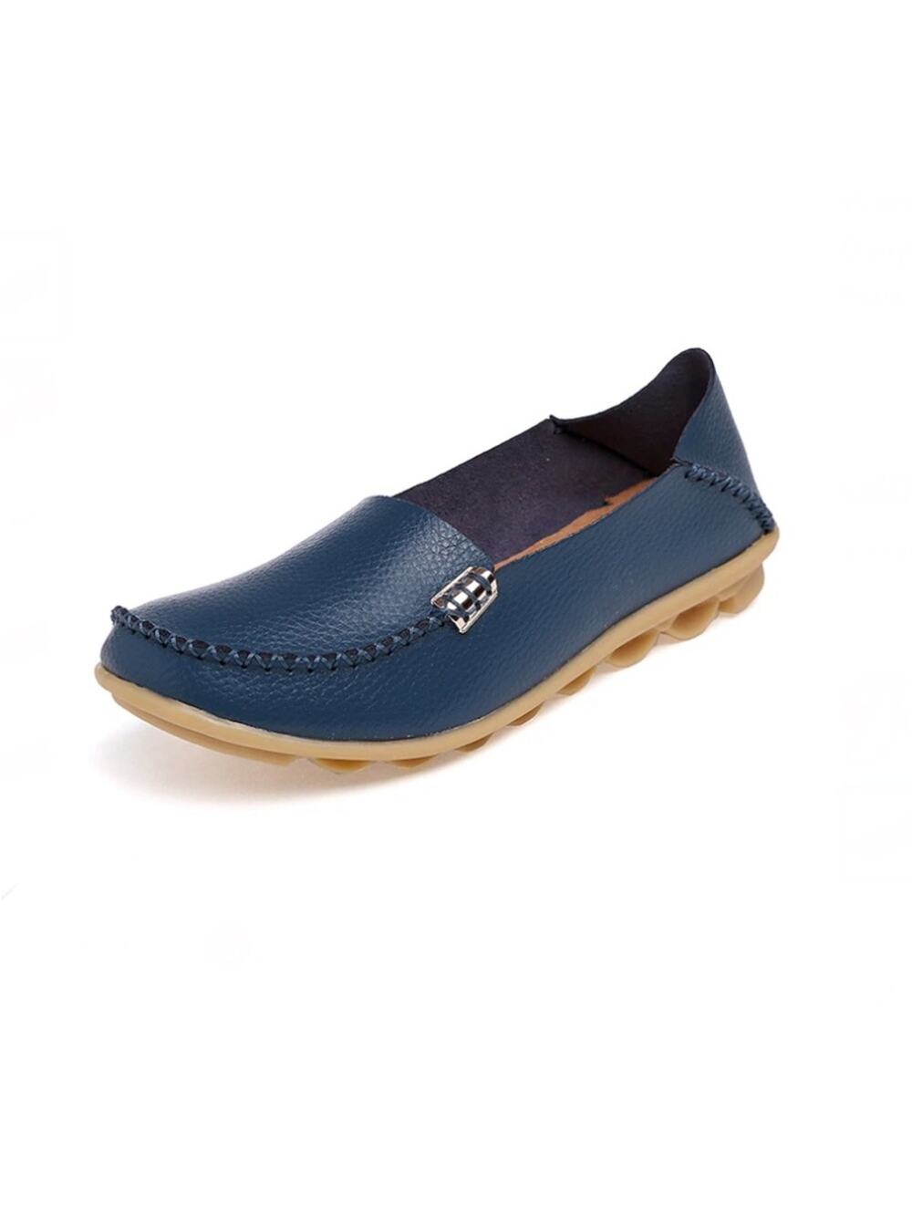 Slip on Faux Leather Loafers